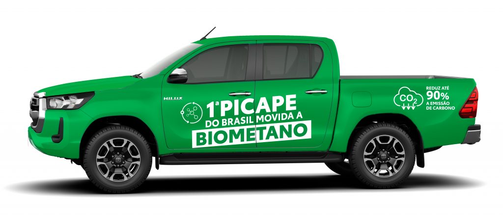 Hilux movida a biometano